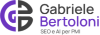 Gabriele Bertoloni SEO e AI per PMI logo Black